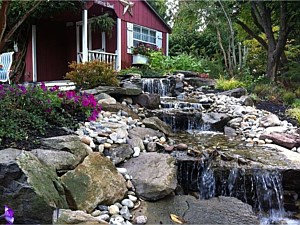 Dramatic Water Features: Natural Steams and Waterfalls