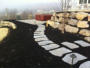 Boulder Walls and Pathways: Natural Stone throughout your Landscape